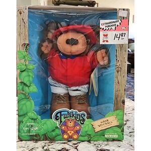 New 1986 Vintage. Coleco Furskins Hank "Spitball" In Original Box